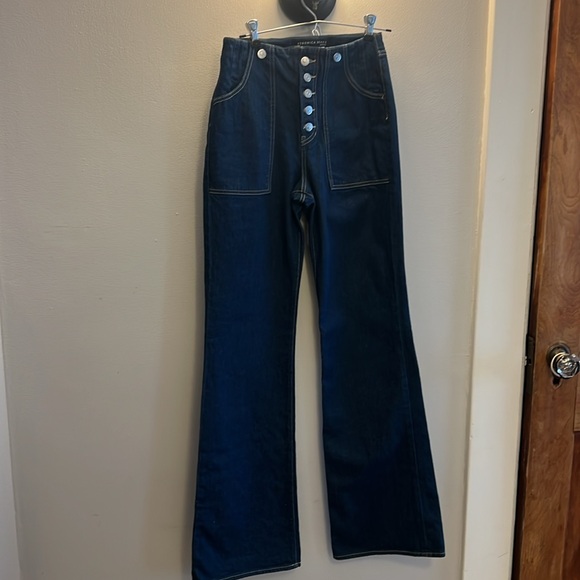 NWOT Veronica Beard High Rise Wide Leg Jean- Sz 26 - Picture 9 of 12